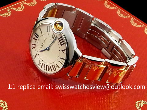 W69008Z3 Cartier Ballon Bleu DE CARTIER Steel/Gold 2 TONE midsize 36mm Watch USD259